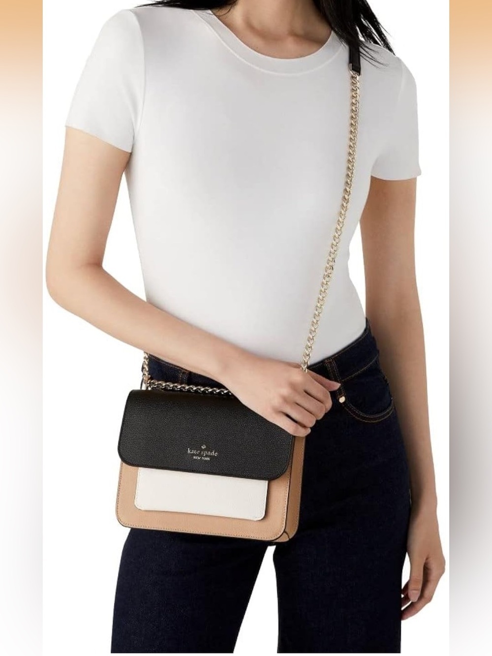 Kate Spade Remi Color-Block Flap Crossbody Bag - Picture 12 of 12